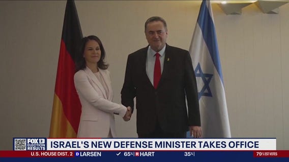 Israel's new defense minister takes office