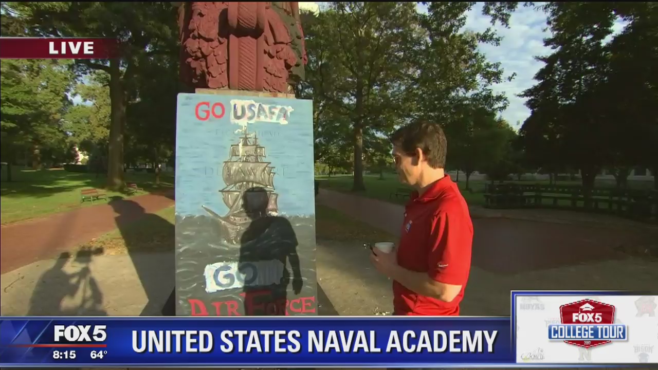 Tecumseh Figurehead | United States Naval Academy | FOX 5 College Tour