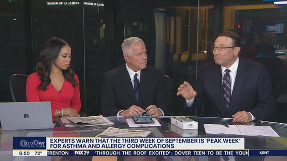 Health Watch: Experts warn about 'peak week' for asthma, allergy complications