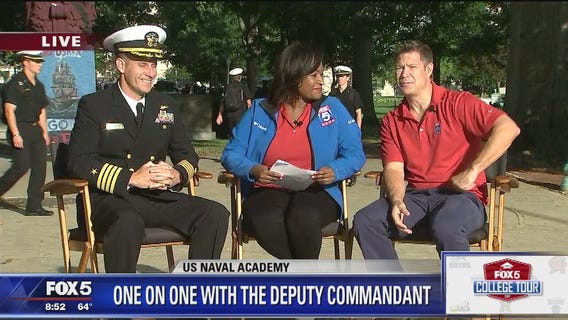 1-on-1 With Deputy Commandant | United States Naval Academy | FOX 5 College Tour