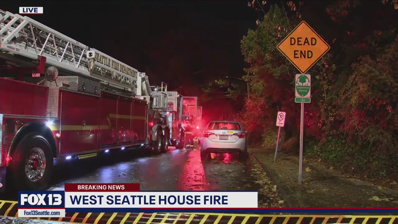 No injuries reported in West Seattle house fire | FOX 13 Seattle