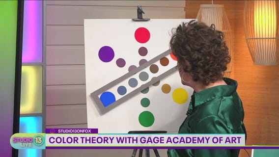 Learning about color theory with the Gage Academy of Art