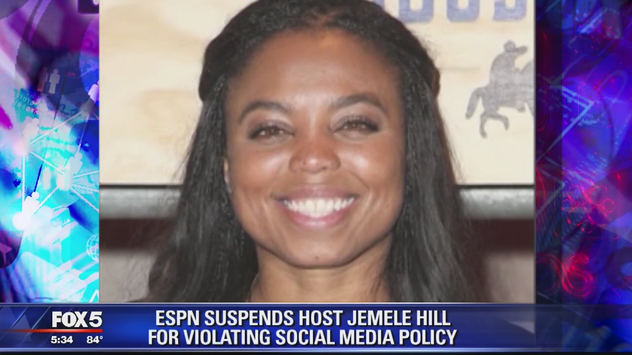 ESPN suspends host Jemele Hill after tweets