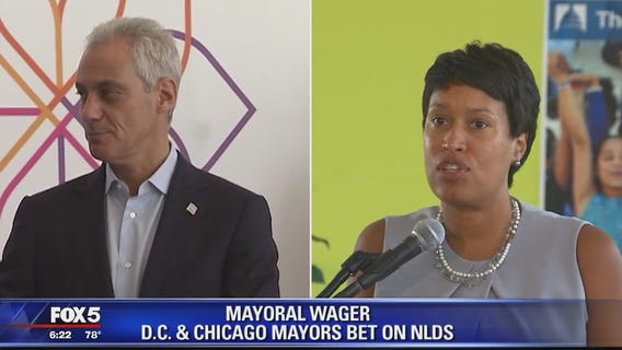 DC, Chicago mayors make friendly bet on Cubs-Nationals series