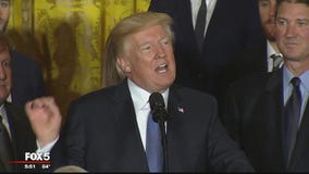 Stanley Cup champion Pittsburgh Penguins visit President Trump at White House