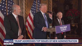 Trump addresses top issues of new administration