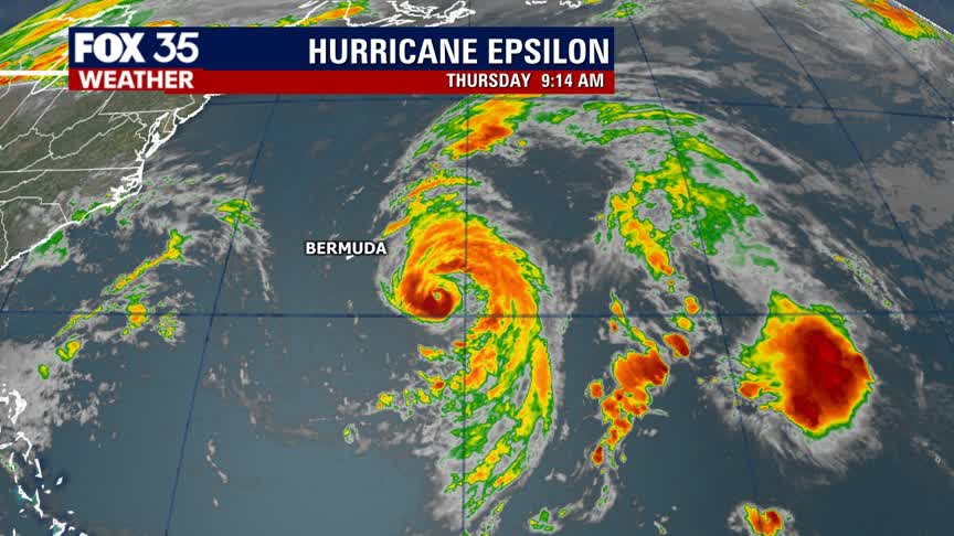 Hurricane Epsilon nearing Bermuda as CAT 1