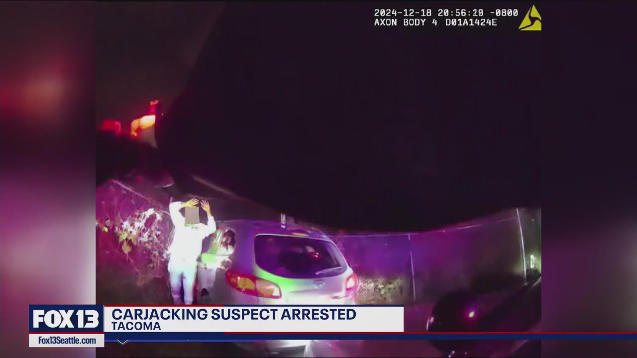 Tacoma police arrest carjacking suspect who allegedly hit child