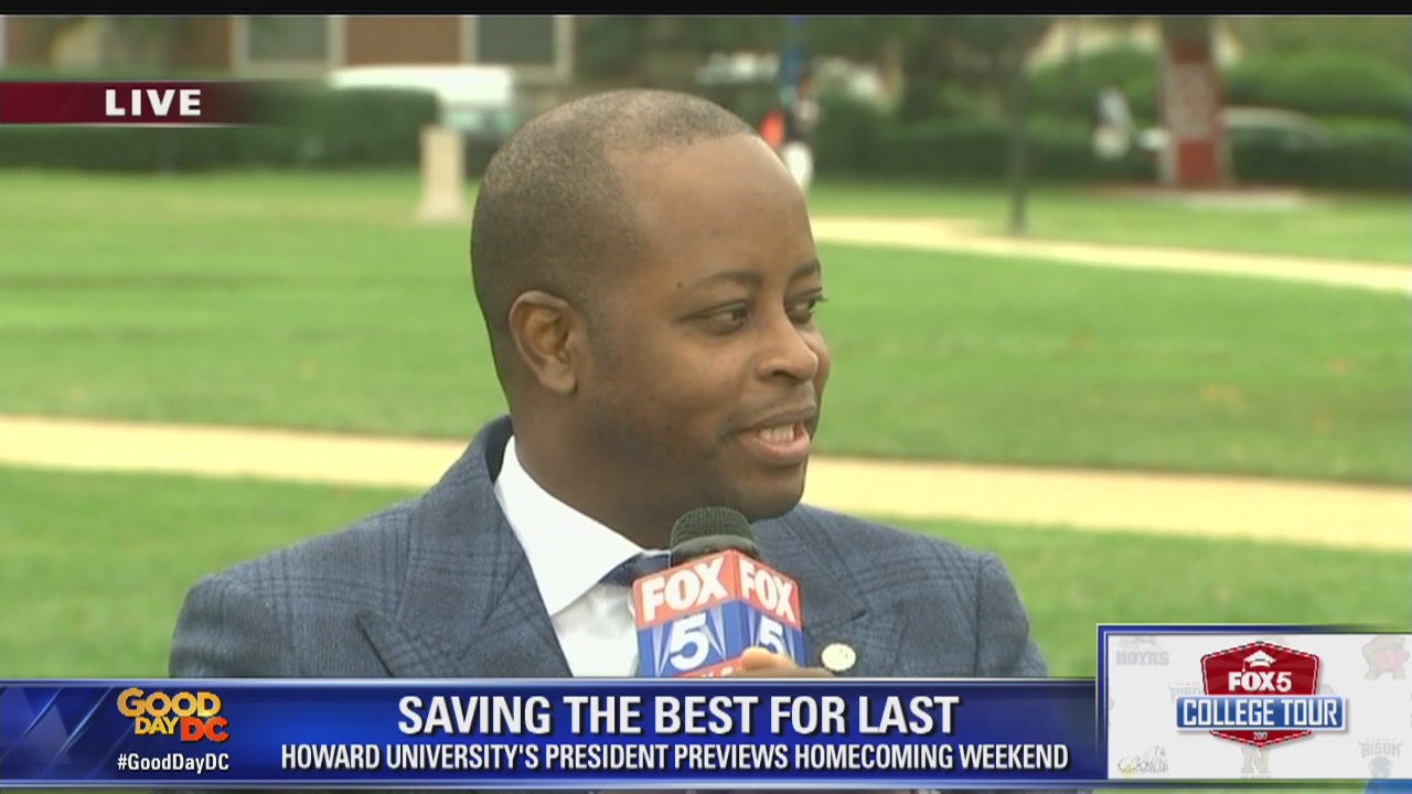 Howard President Frederick | Howard University | FOX 5 College Tour
