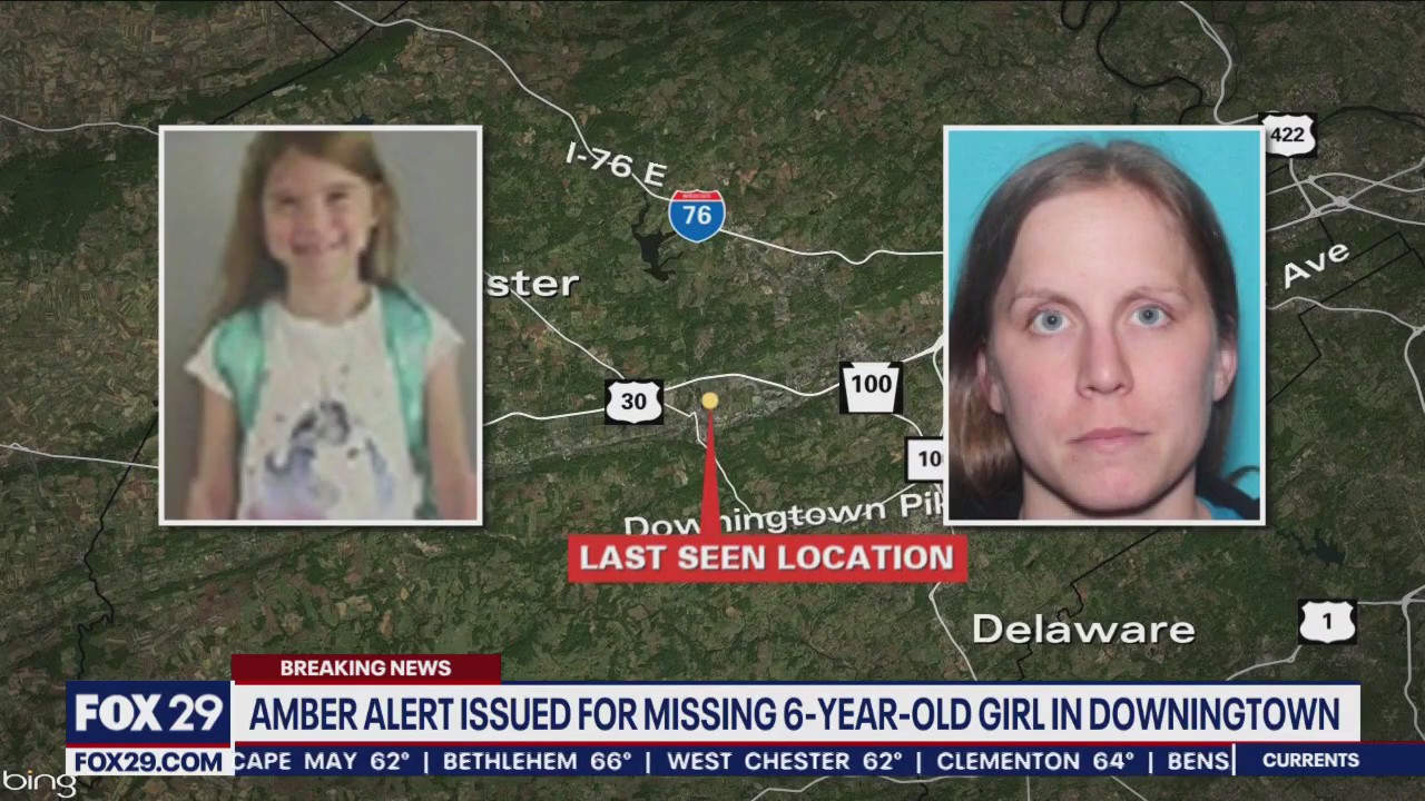 Amber Alert issued in Pennsylvania for missing 6-year-old girl last ...