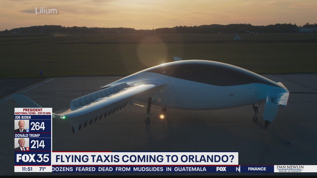 Flying cars may soon be ferrying passengers in Orlando