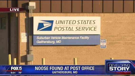 Noose found at post office in Gaithersburg