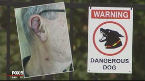 Elderly man loses part of ear after being attacked by neighbor's dog