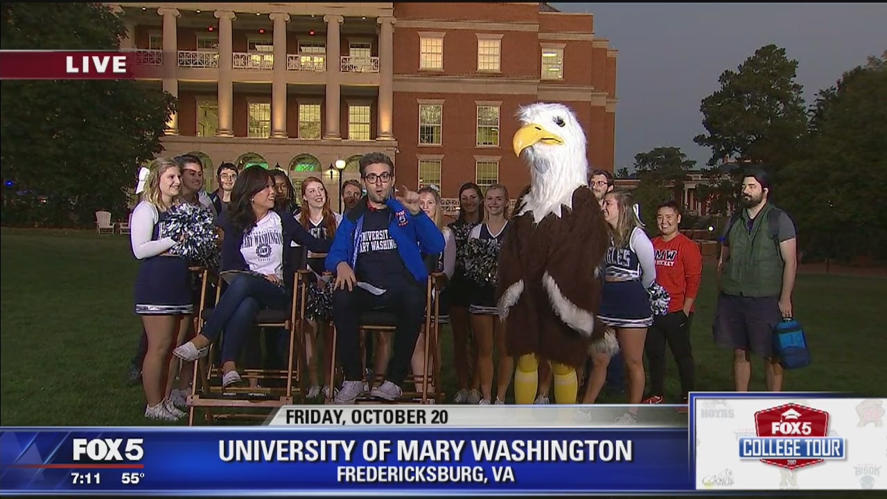 Welcome to UMW | The University of Mary Washington | FOX 5 College Tour