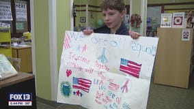 McDonald elementary students participate in MLK march