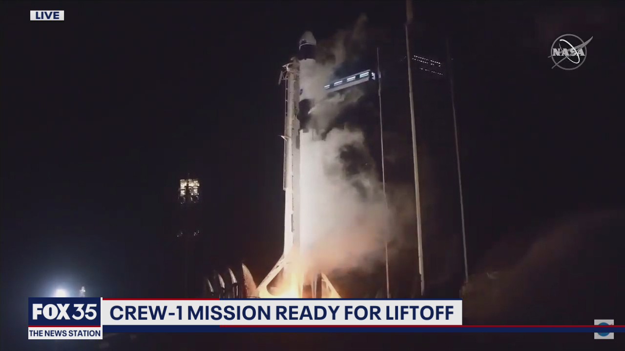 SpaceX launches four astronauts to the International Space Station