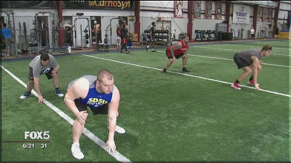 Off-season football training