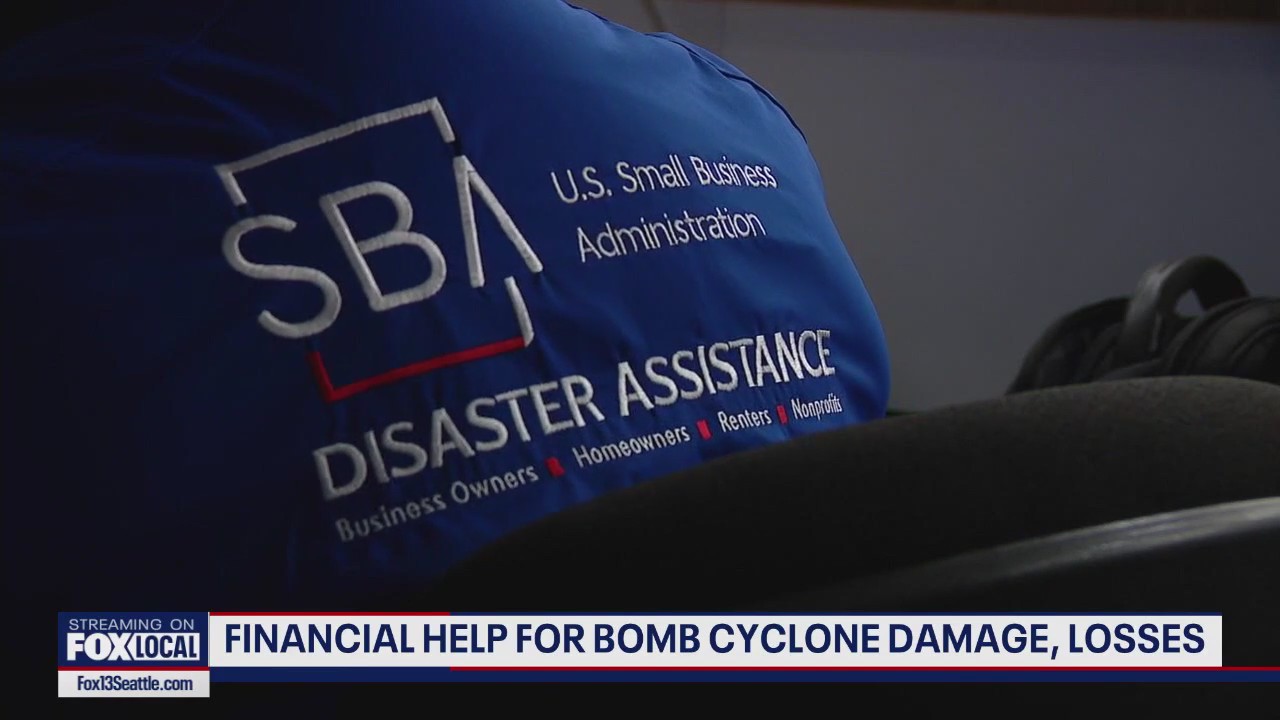 Financial help for bomb cyclone damage, losses