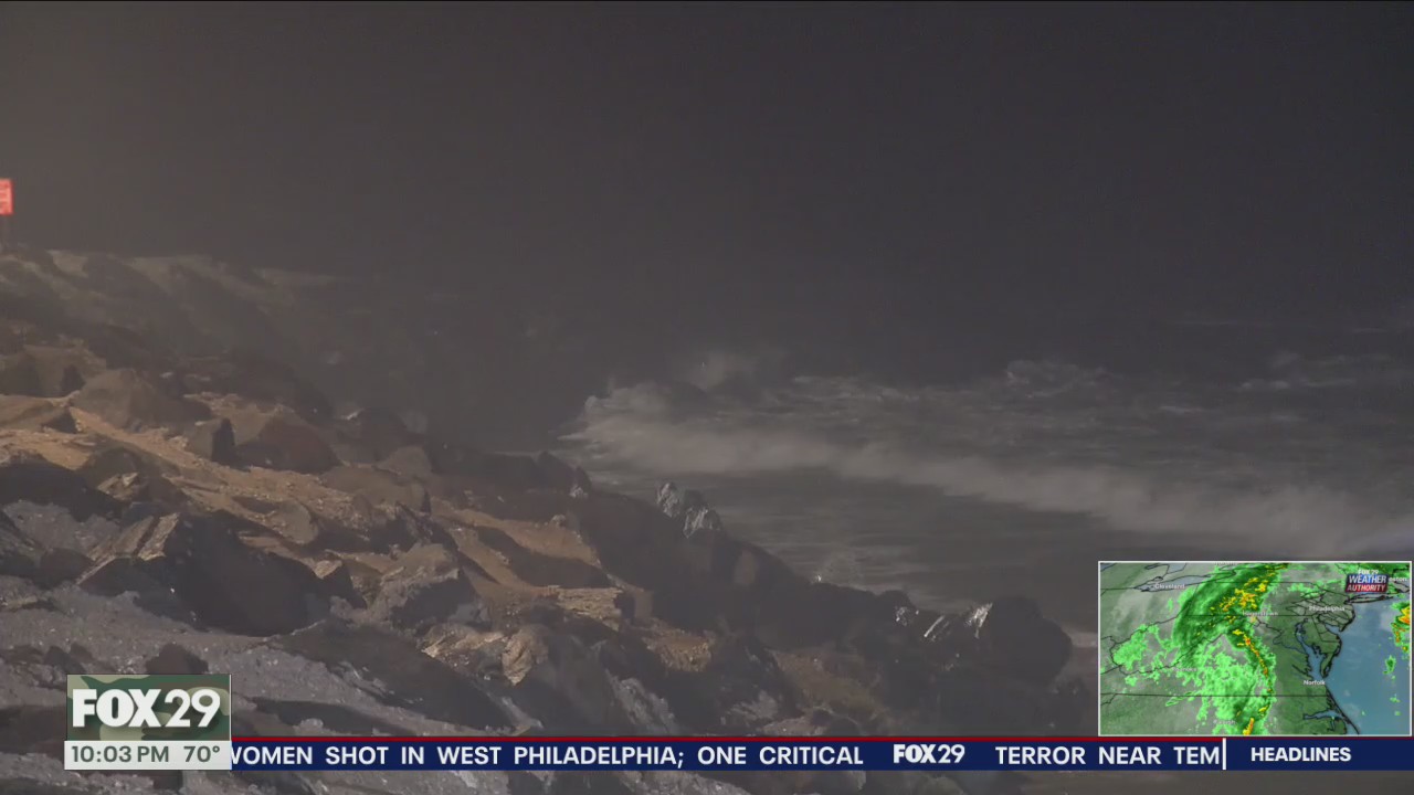 North Wildwood and Cape May County prepare for battering winds as remnants of Nicole roll through