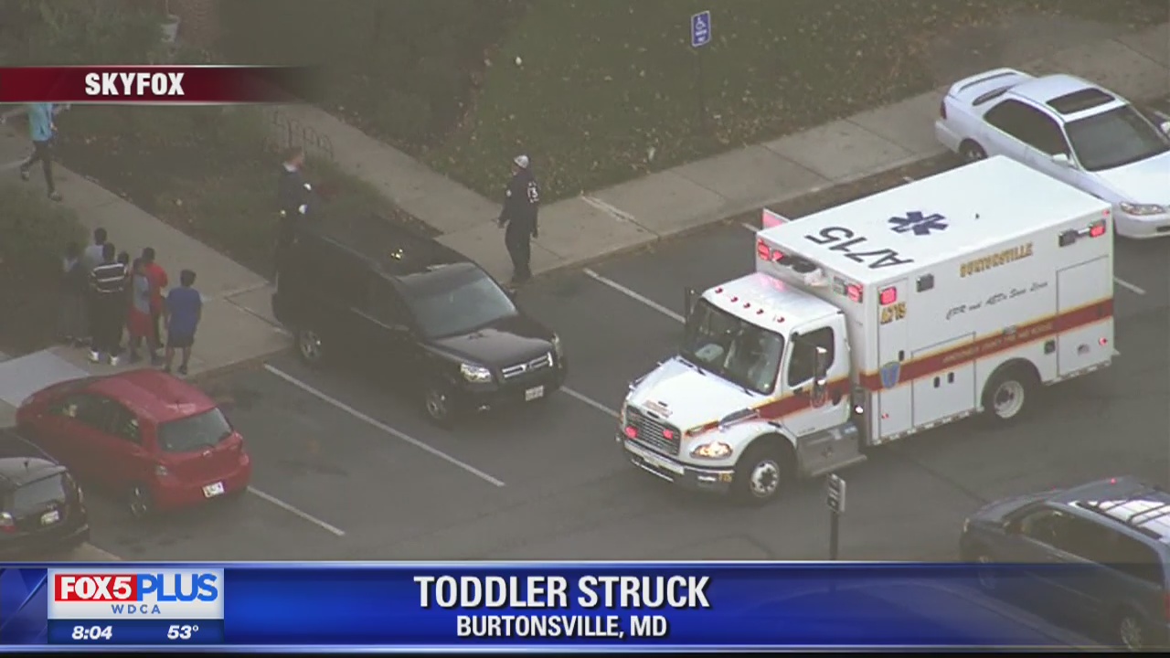 Toddler hit by car in Montgomery County