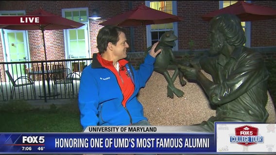 Jim Henson & Kermit Statue | The University of Maryland | FOX 5 College Tour