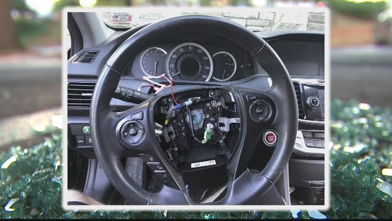 Car doors, airbag stolen from parked vehicle in Crystal City