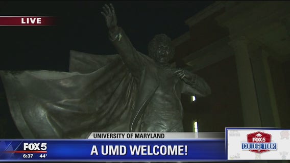 Frederick Douglass Square and Statue | The University of Maryland | FOX 5 College Tour
