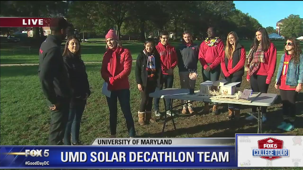 Solar Decathlon | The University of Maryland | FOX 5 College Tour