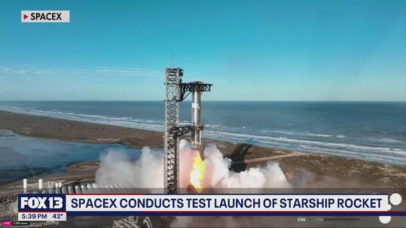 SpaceX conducts test launch of Starship rocket