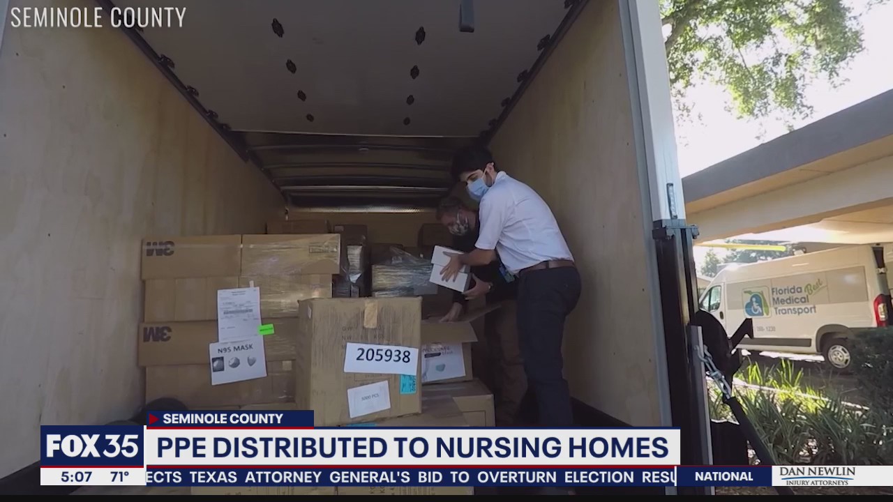Seminole County delivers PPE to nursing homes