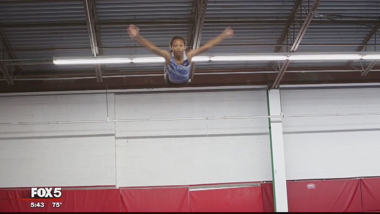 Sky is the limit for Maryland teen aspiring to become trampoline gold medalist
