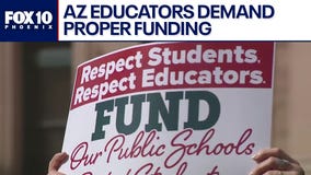 AZ educators rally at State Capitol over funding