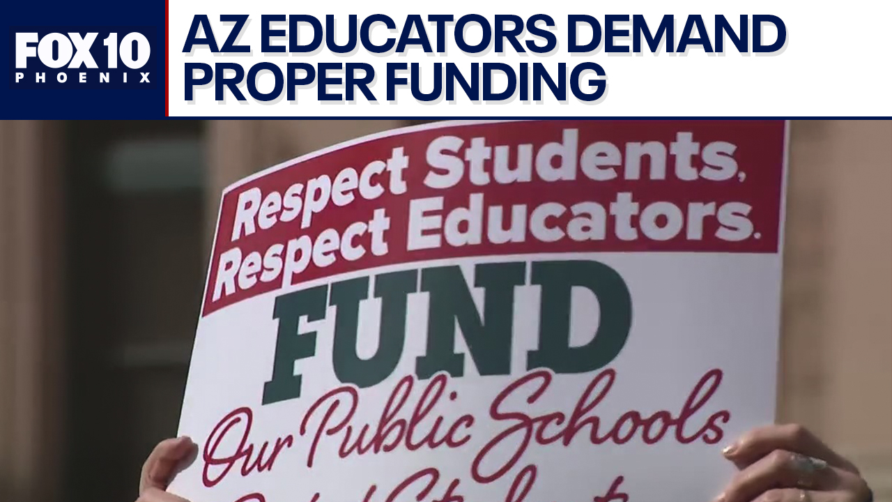 AZ educators rally at State Capitol over funding