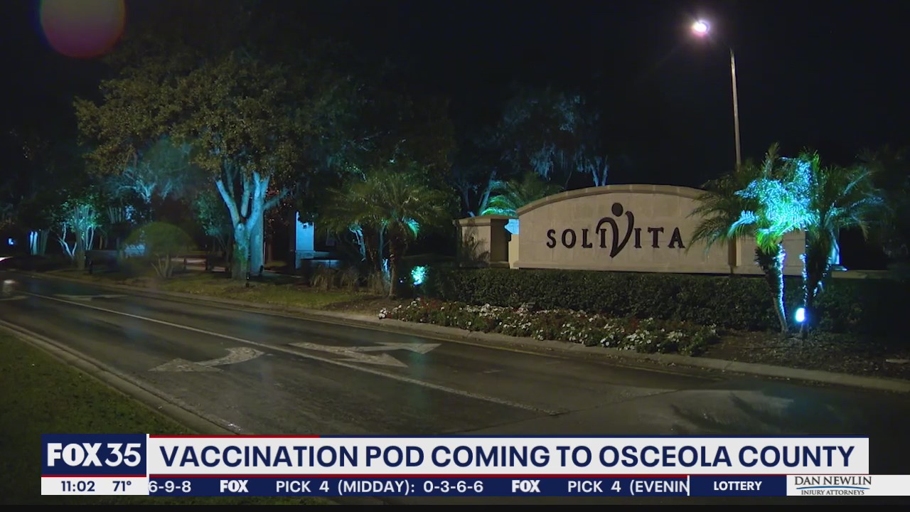Vaccination 'pod' coming to Osceola County