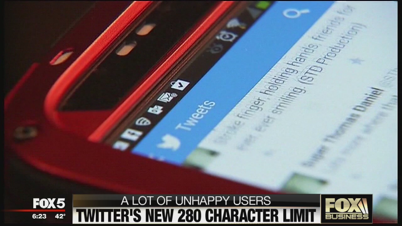 Not everyone is happy about Twitter's new 280 character limit
