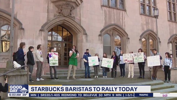 Starbucks baristas to rally Tuesday