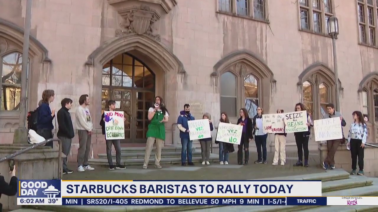 Starbucks baristas to rally Tuesday