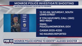 Police looking to ID alleged shooter in Monroe, WA