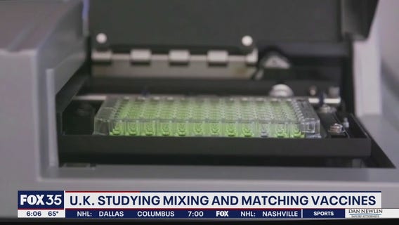 Study looks at mixing and matching two doses of COVID vaccine