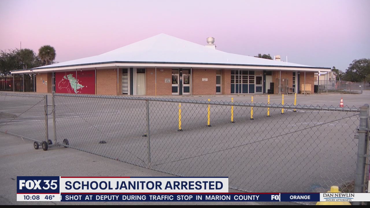 Florida janitor accused of dragging, hitting elementary student