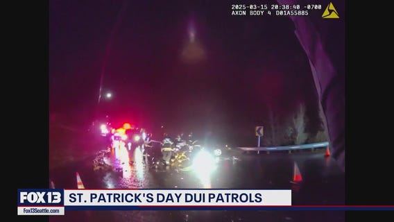Pierce County ramps up DUI patrols for St. Patrick's Day