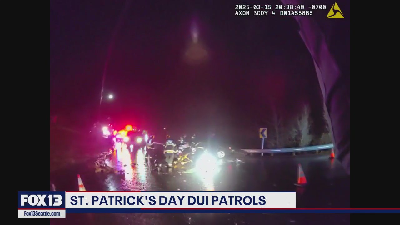 Pierce County ramps up DUI patrols for St. Patrick's Day