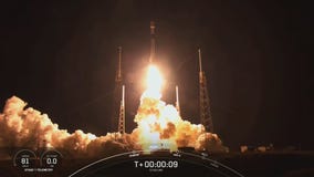 SpaceX launching Falcon 9 carrying Starlnk mission