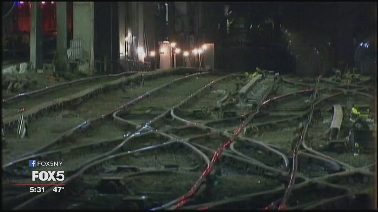 Penn Station track work