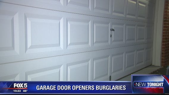 Fairfax County police say four homes burglarized after garage door openers stolen from victims' cars