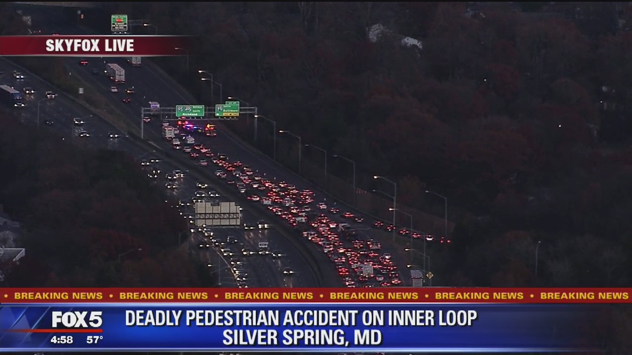 Pedestrian killed on Inner Loop of Beltway near I-95