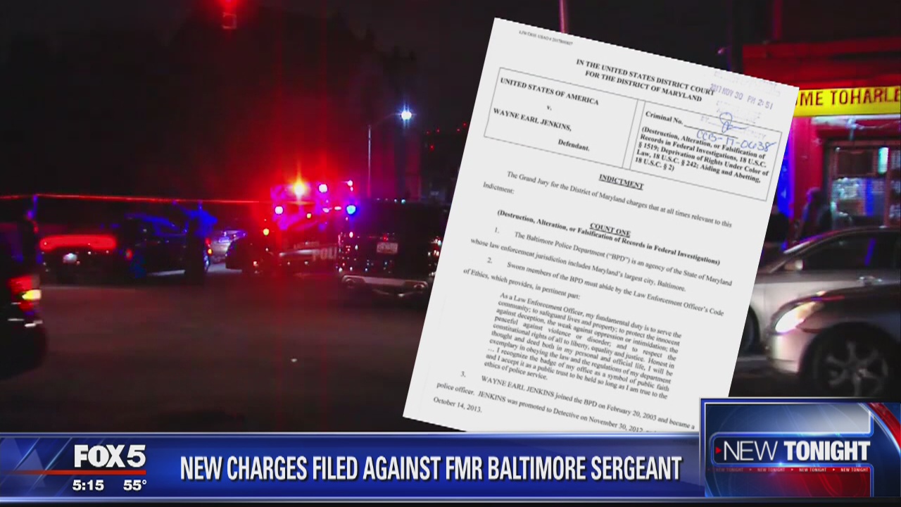 Indicted Baltimore officer faces new corruption charges