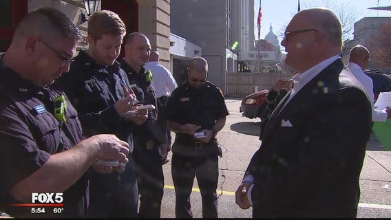 Cardiac arrest victim thanks DC first responders who saved his life at Union Station