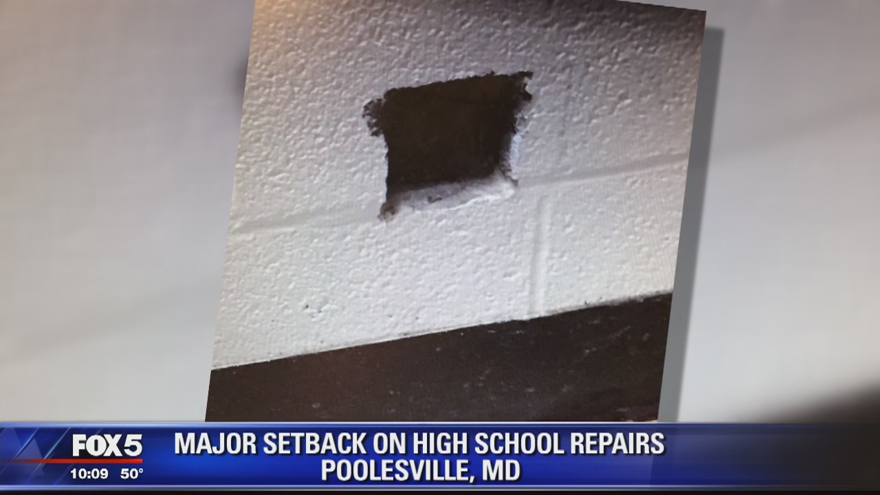 Parents frustrated after school district scraps much-needed repairs at Poolesville High School