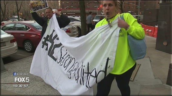 Protesting school closures